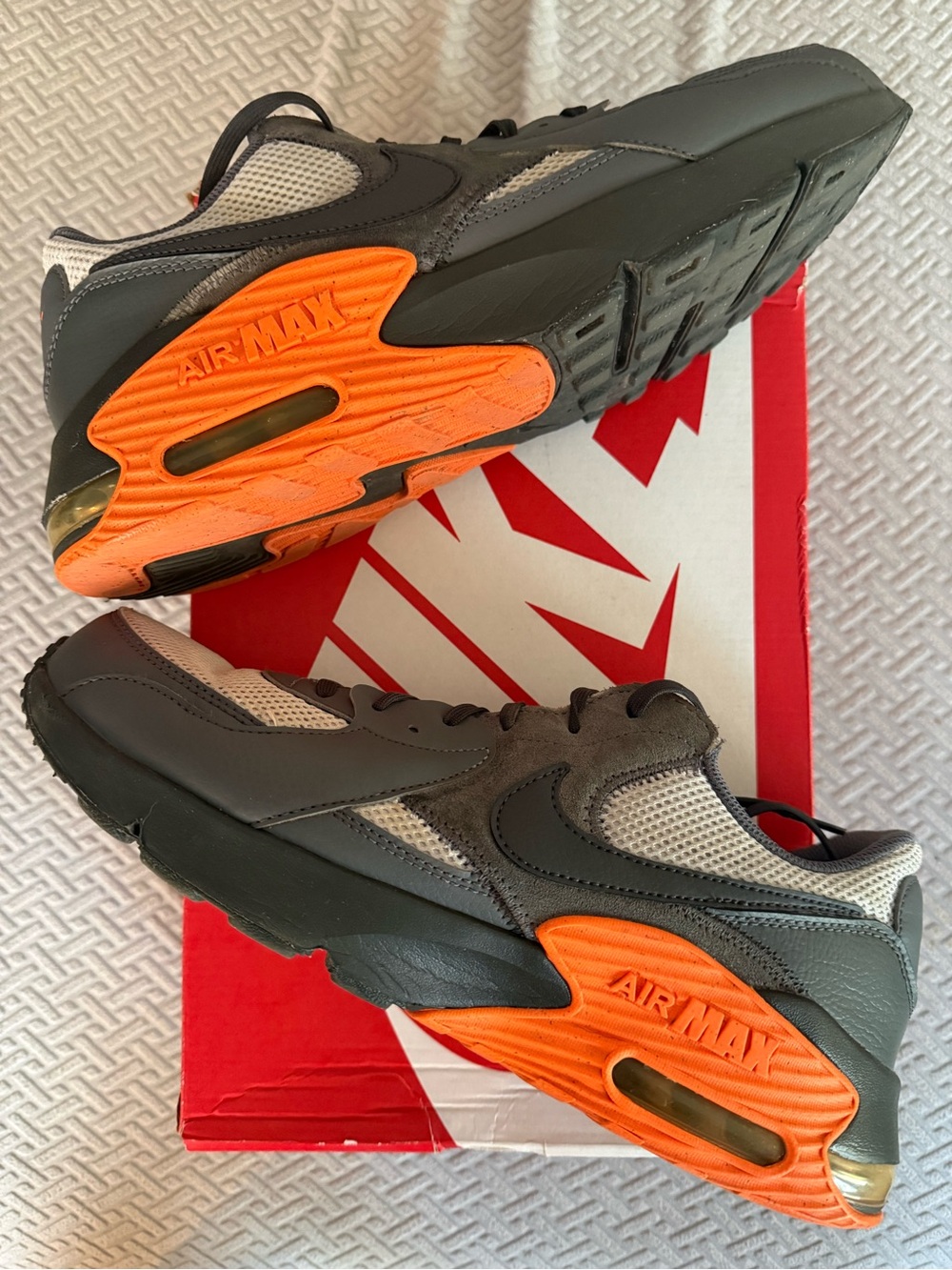 Nike Air Max Excee Iron Grey - Gray and Orange
